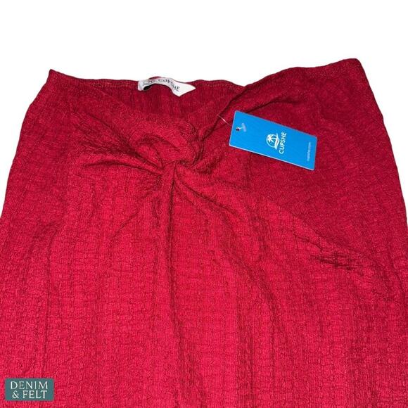 Cupshe Sangria Bliss Red Cover-Up Sarong XS & S Olivia Culpo Collab NEW/NWT!! - Picture 8 of 11